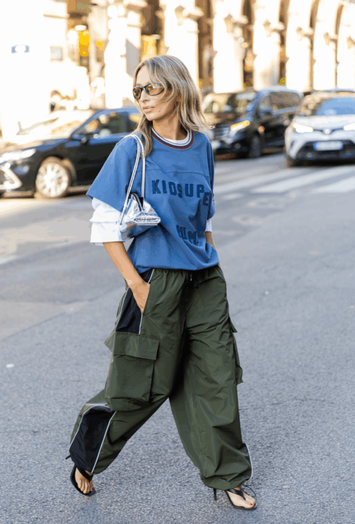 Модни панталони за есента на 2025 г.: широки карго с джобове