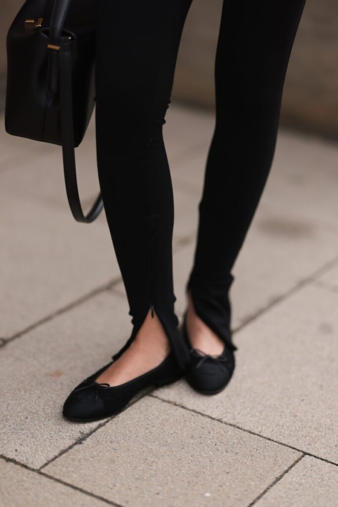 черни балетни пантофки, класика за Black Friday